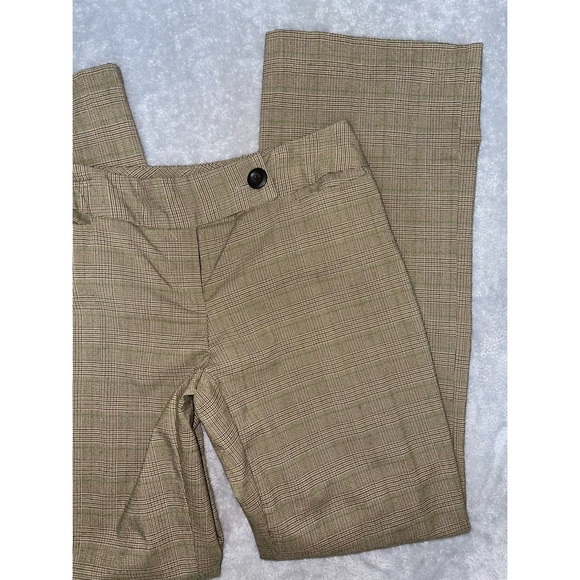 Women’s Green Plaid Tailor B.Moss Stretch Slacks 💚 - Picture 9 of 16